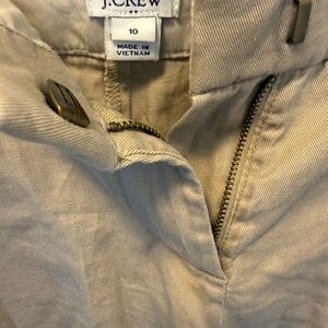 J.Crew Beige chino shorts size 10
